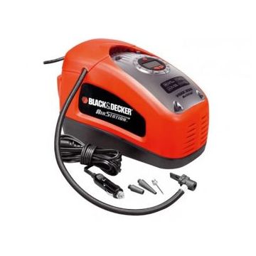 Compresor auto Black+Decker 11bar. AC/DC 12V/230V - ASI300