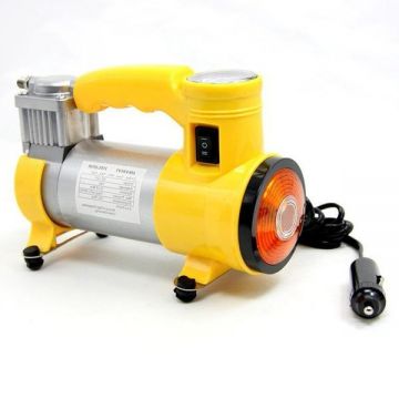 Compresor Auto pentru Autovehicule mari, Cyclone, 12 V, 35 L/Min, 150 PSI, culoare Galben