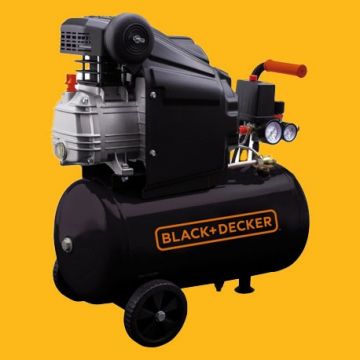Compresor Black+Decker BD 160/24 orizontal 24L 8Bar 160L/min