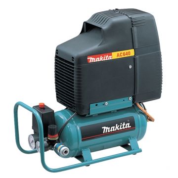 Compresor fara ulei Makita AC640, 1100 W, 6 L, 8 bari