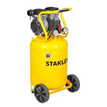 COMPRESOR SILENT 50L STANLEY 1.3 HP / 1000 W 8 BAR 150 L/MIN 68DB