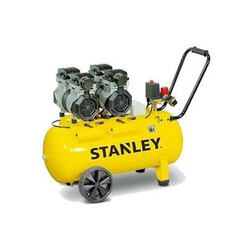 COMPRESOR SILENT 50L STANLEY 2.6 HP / 2000 W 8 BAR 270 L/MIN 68DB