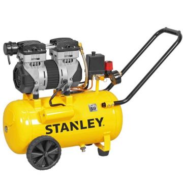 Compresor Silent Stanley SXCMS1324HE 24L 1.3CP 8 Bar 150 L/min 62dB