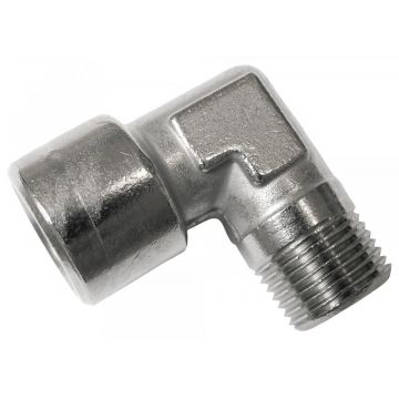 Conector tip L otel cu filet de 1/4