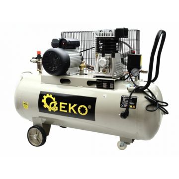 Compresor 100L tip Z 2kW 390l/min, GEKO G80303