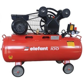 Compresor aer Elefant XY2065A-100, 100L, 3CP, Presiune 8bar, 2850RPM