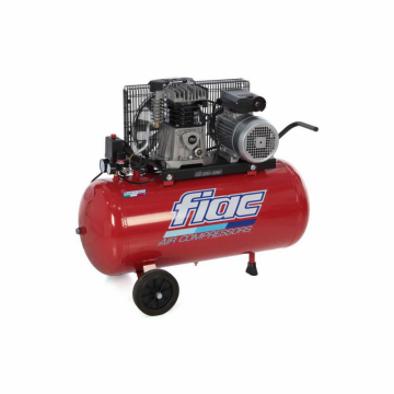 Compresor de aer cu piston monofazat, FIAC Professional Italia, tip AB100/415MC, 230V, rezervor 100l, debit 400l/min, 10 bar, ungere cu ulei