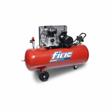 Compresor de aer cu piston trifazat, FIAC Professional Italia, tip Fiac AB200/525TC, 380V, rezervor 200l, debit 450l/min, 15 bar, ungere cu ulei