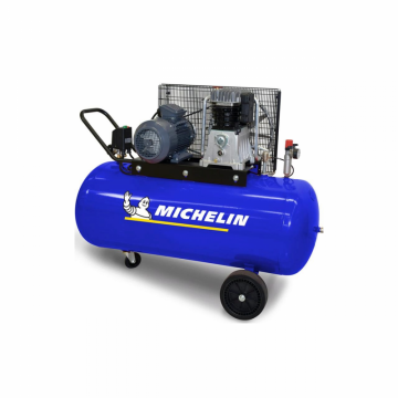 Compresor de aer cu piston trifazat, MICHELIN, tip MCX300/598TC, 380V, rezervor 300l, debit 600l/min, 10 bar, ungere cu ulei