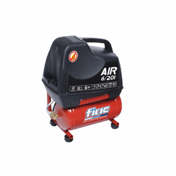 Compresor de aer monofazat portabil, FIAC Professional Italia, tip AIR6/201 230V, rezervor 6l, debit 168l/min, 8 bar, fara ulei Compresor de aer monofazat portabil, FIAC Professional Italia, tip AIR6/201 230V, rezervor 6l, debit 168l/min, 8 bar, fara ulei