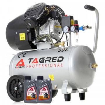 Compresor de aer profesional 50L 8 bari 3kW 380 l/min TA360
