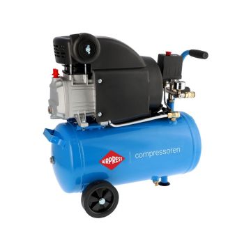Compresor de aer profesional cu piston - Blue Series 1.5kW, 196L/min 8 bari - Rezervor 24 Litri - AirPress-HL310/25-36839-1