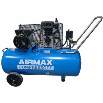 Compresor de aer ZA65-100L Airmax, debit aer aspirat 386 l/min, capacitate butelie 100 L, presiune 8bar, 230V