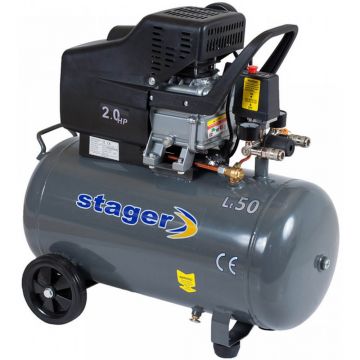 Compresor Stager HM2050B, 1500W, 8 Bar, 50L