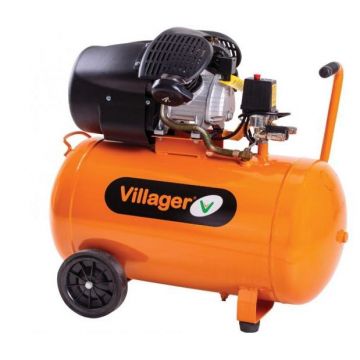 Compresor VAT VE 100D, putere 2200W, debit 316l/min, Villager