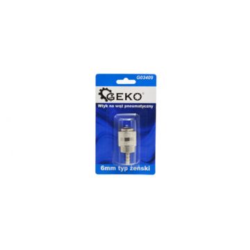 Cupla pentru furtun pneumatic 6mm tip feminin, Geko G03409 Cupla pentru furtun pneumatic 6mm tip feminin, Geko G03409