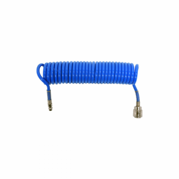 Furtun spiralat MICHELIN, 5 m, 8x6 mm, cuple rapide Furtun spiralat MICHELIN, 5 m, 8x6 mm, cuple rapide