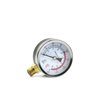 Manometru regulator pentru compresor, 14 mm x 1.5 mm, 100 l, Geko CG80302-61_65