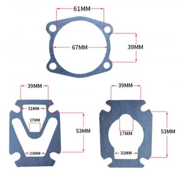 Set garnituri cap compresor 42mm M-BAMA SPC111