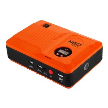 Starter auto, compresor, power bank, lanterna, 1.4 Ah, 3.5 Bar, NEO