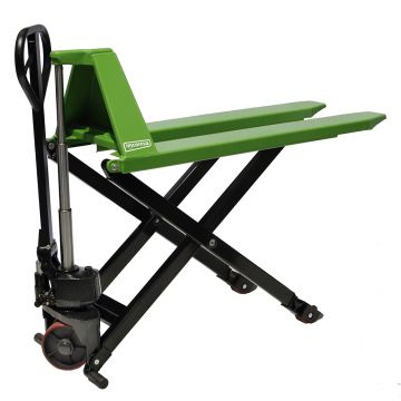 Transpalet manual, 1000 kg, cu ridicare la 800 mm