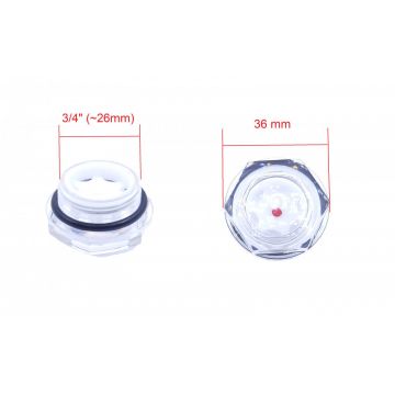 Vizor ulei cap compresor filet plastic 3/4