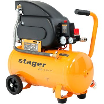 Air 20D24 compresor aer 24L 8bar 200L/min monofazat angrenare directa