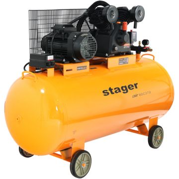 Air 60C370 compresor aer 370L 10bar 600L/min trifazat angrenare curea Air 60C370 compresor aer 370L 10bar 600L/min trifazat angrenare curea