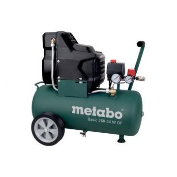 Compresor aer Metabo Basic 250-24 W OF,  24L, 2850 rpm, 8 bar, 2 CP
