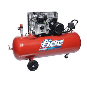 Compresor cu piston Fiac, tip AB200/515TC+F, alimentare 380V, rezervor 200l, debit 510l/min, 10 bar, ungere cu ulei, Made in Italy