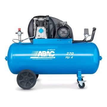 Compresor de aer cu piston - 400V, 5.6 kW, 827 L/min, 10 bari - Rezervor 270 Litri - ABAC-PRO-B6000/270-CT7.5-V400-CE