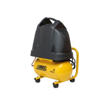 Compresor de aer cu piston, fara ulei - 1.1 kW, 160 L/min, 8 bari - Rezervor 6 Litri - ABAC-VENTO-B15-BASELINE