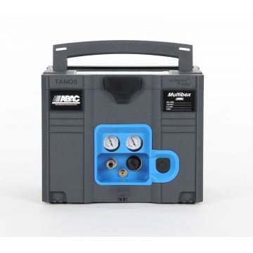 Compresor de aer cu piston fara ulei, silentios - 1.1 kW, 160 L/min, 8 bari - Rezervor 6 litri - ABAC-MULTIBOX-6