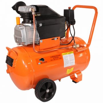Compresor de aer cu ulei Bisonte SF020-050, debit aer 187 l/min butelie 50 l