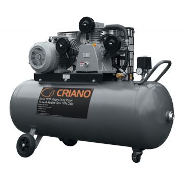 Compresor de aer HEAVY-DUTY Profesional cu piston 7.5CP, 900 L/min, 10bar - Rezervor 270 litri - CNO-HDP900-270