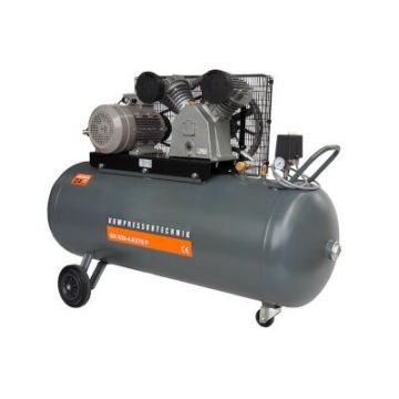Compresor de aer profesional cu piston - 4kW, 630 L/min, 10 bari - Rezervor 270 Litri - WLT-PROG-630-4.0/270
