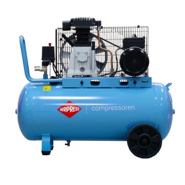 Compresor de aer profesional cu piston - Blue Series 2.2kW, 272L/min, 10 bari - Rezervor 90 Litri - AirPress-HL340/90-36844-E