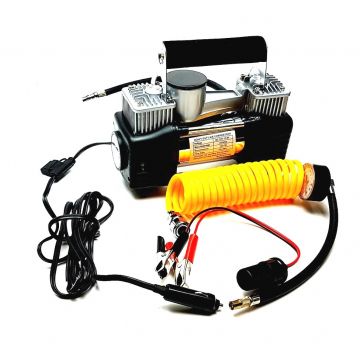 Compresor Klausstech De Аer 2 Cilindri 55l /minut Pentru Turisme Si Dube 12v