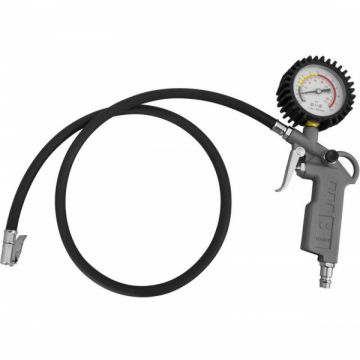 Pistol pentru umflarea anvelopelor cu manometru Gude 2831, 12 bari Pistol pentru umflarea anvelopelor cu manometru Gude 2831, 12 bari
